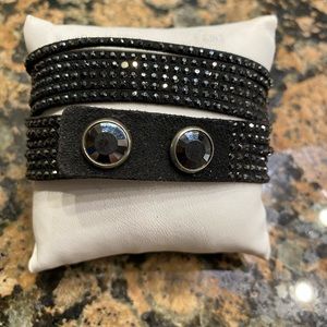 Swarovski crystal wrap bracelet